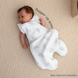 Swaddle to Sleep Bag 0.5 Tog - 0-4M Lightweight