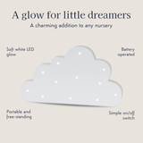 Wooden Cloud Nursery Light