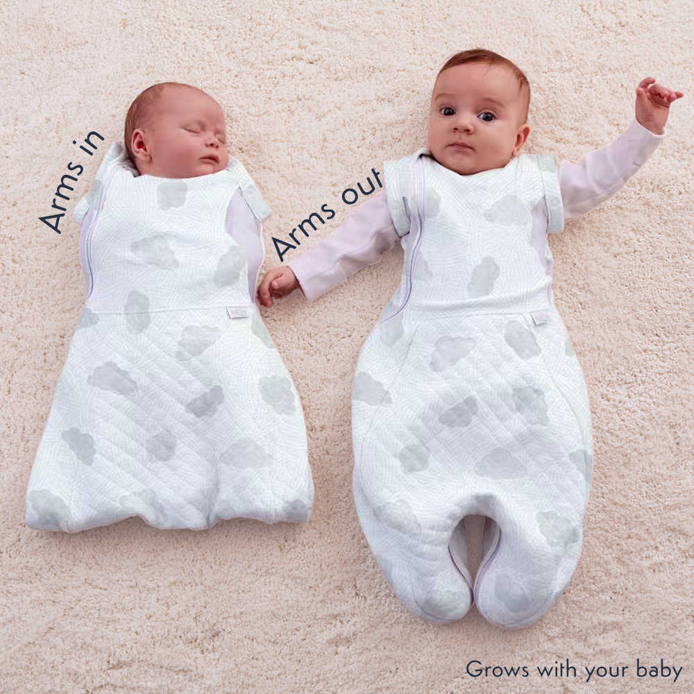 Swaddle to Sleep Bag 2.5 Tog - 0-4M All Seasons