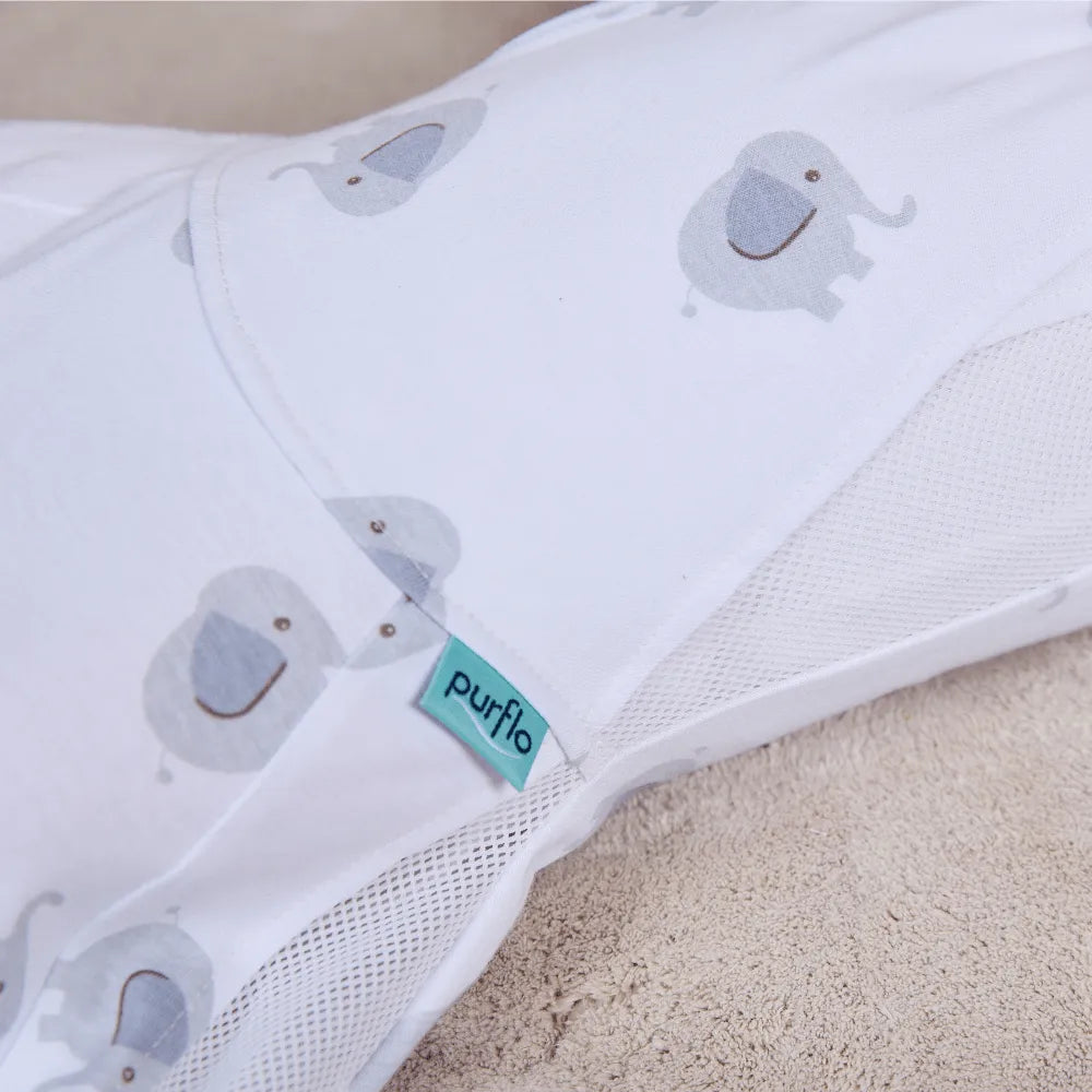 Swaddle to Sleep Bag 0.5 Tog - 0-4M Lightweight