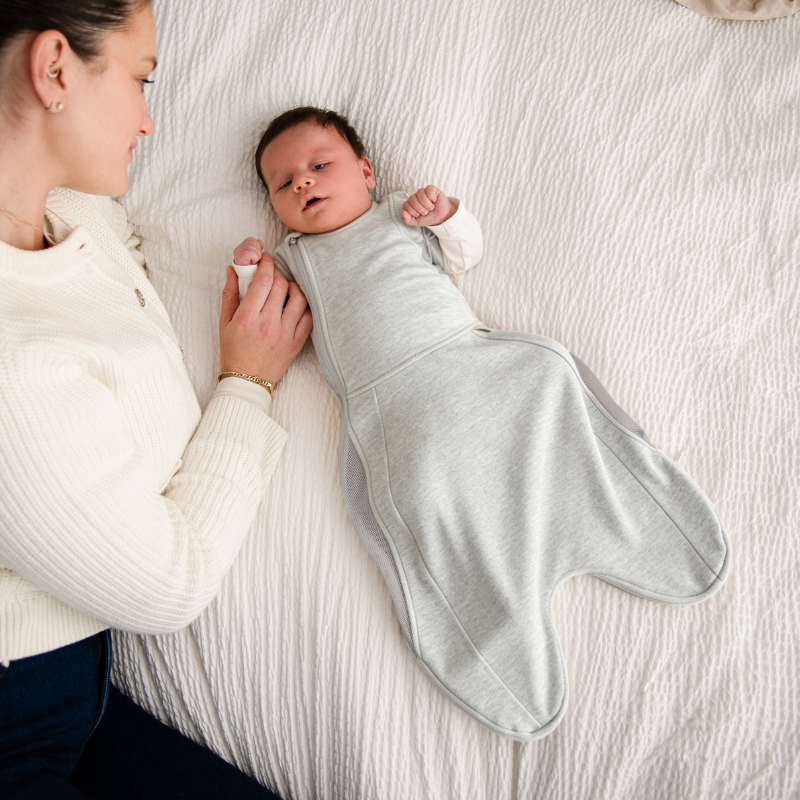 Swaddle to Sleep Bag 0.5 Tog - 0-4M Lightweight