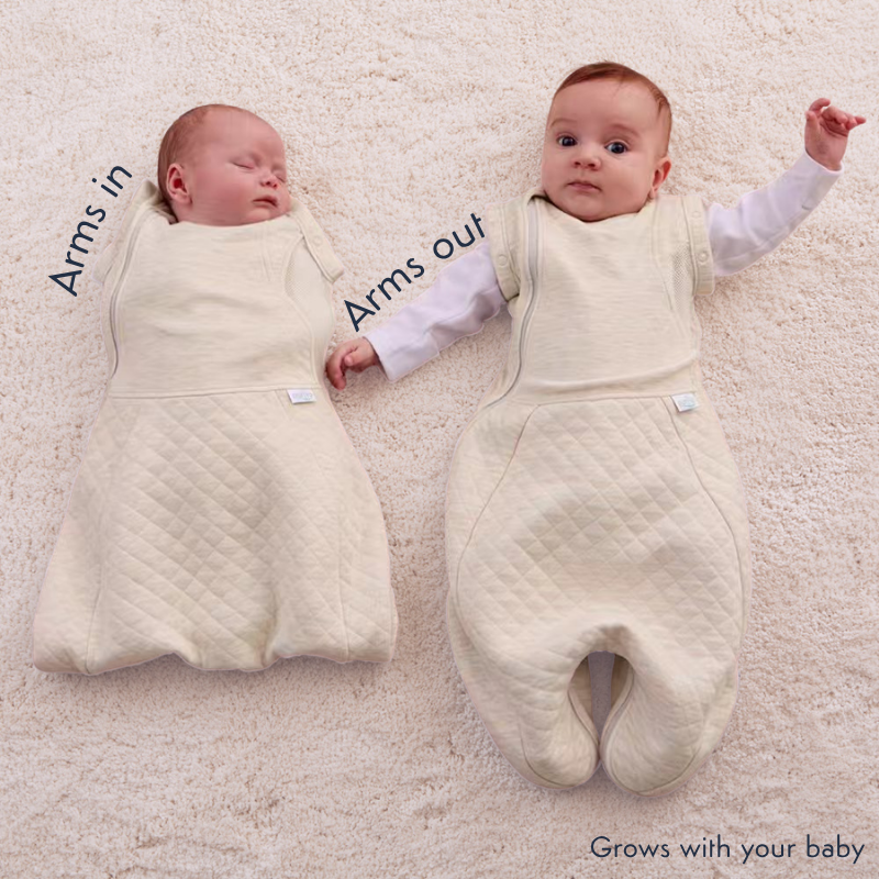 Swaddle to Sleep Bag 2.5 Tog - 0-4M All Seasons