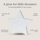 Wooden Star Nursery Light