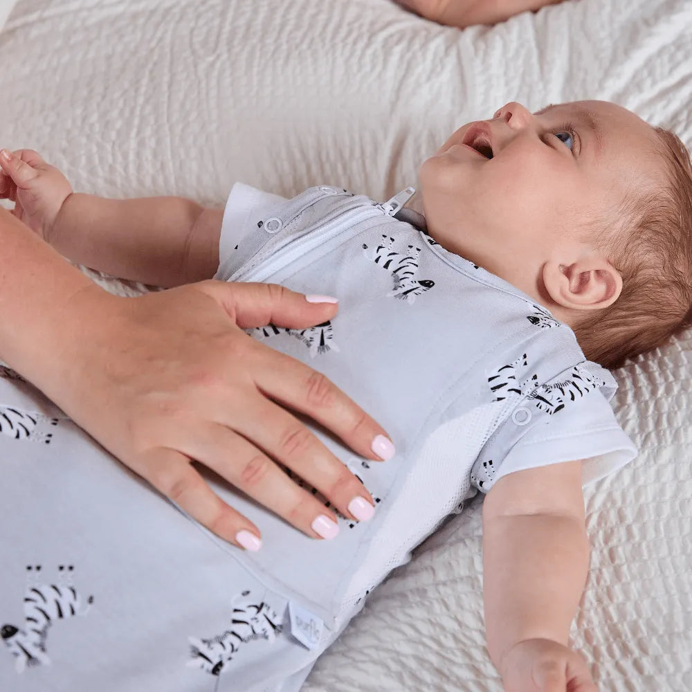 Swaddle to Sleep Bag 0.5 Tog - 0-4M Lightweight